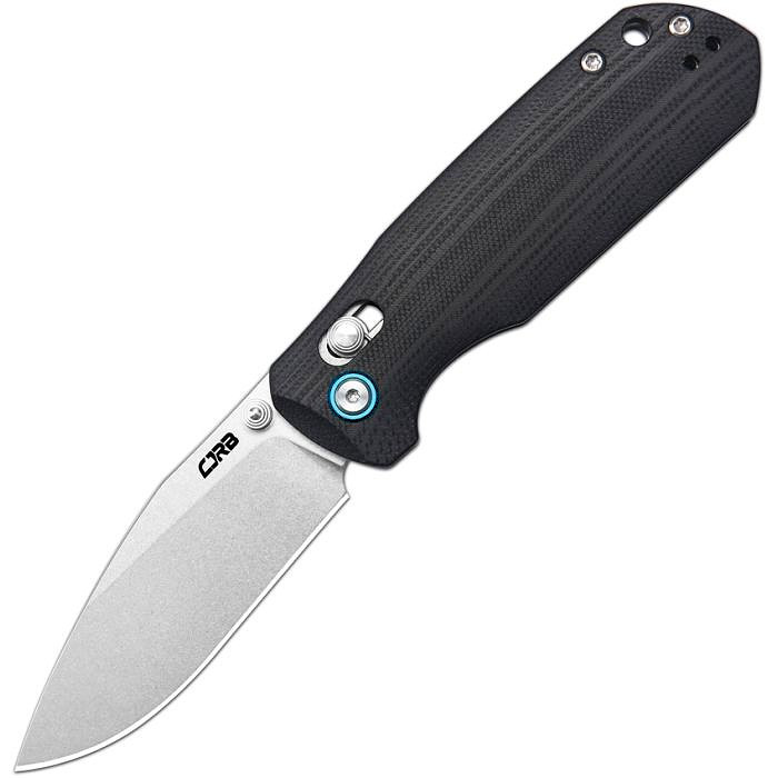 J1954BK 4" (10.16cm) closed. 3" (7.62cm) stonewash finish AR-RPM9 stainless drop point blade. Black G10 handle. Thumb stud. Lanyard hole. Pocket clip.