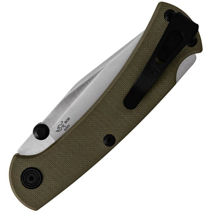 BU112GRS3 Buck 112 Slim Pro TRX Lockback Knife CPM-S30VN Steel, OD Green G-10 Handle