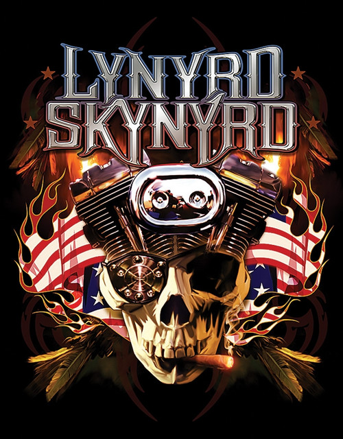Lynyrd Skynyrd Motor Skull