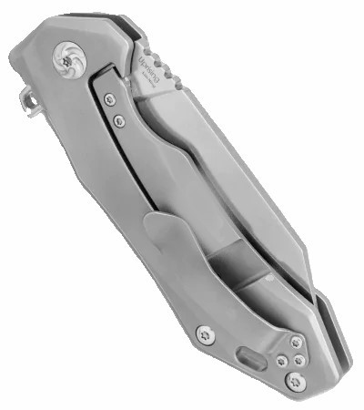 Uprising Wharncliffe Frame Lock Knife Titanium
