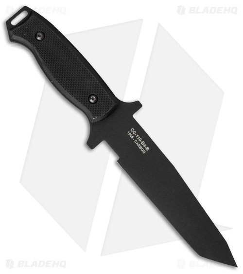 Bear Ops - CC-110-B4-B Tanto Fixed Blade Knife G-10 (5.5" Black) (DISC.)