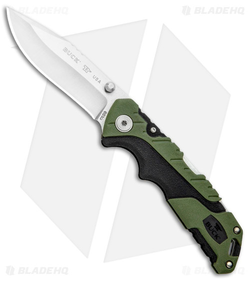 BUCK - Pursuit Small Lockback Knife Green GFN (3" Satin) 0661GRS