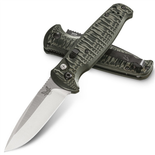 Benchmade - 4300-1 CLA Green/Black Sculpted G10