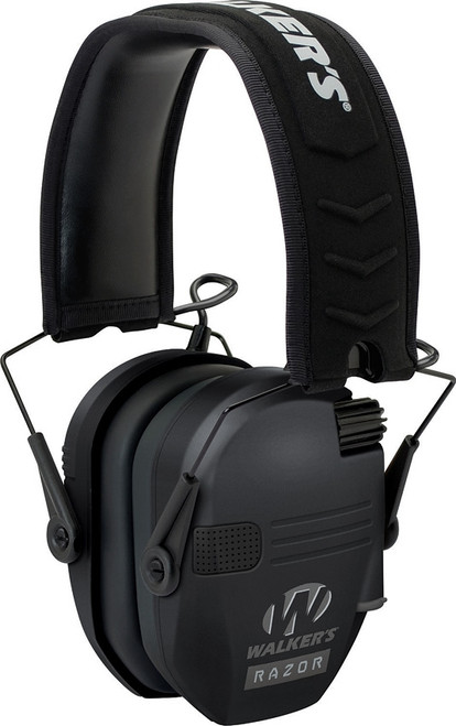 Walkers Game Ear Razor Slim Shooter Folding Earmuff 23 DB Black