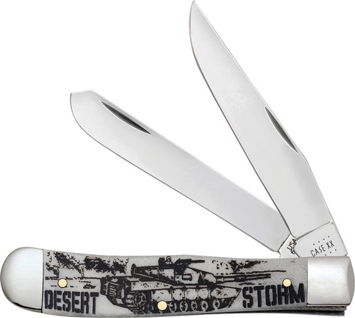 War Series Desert Storm Embellished Smooth Natural Bone Trapper