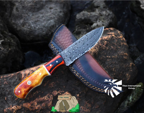 TITAN - SPADE Damascus Hunting Knife
