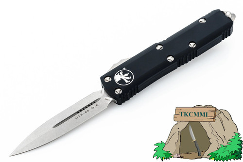 Microtech - 232-10 UTX-85 D/E - BLK Handle - Contoured - SW Blade