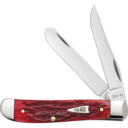 Peach Seed Jig Dark Red Bone Mini Trapper