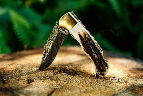 Vintage Gentlemen - Deer Antler Pocket Knife