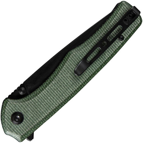 Crowley Linerlock Green Micarta