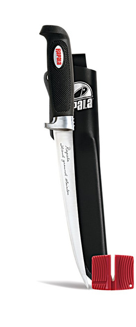 Rapala 7" Soft Grip Fillet with Sharpener