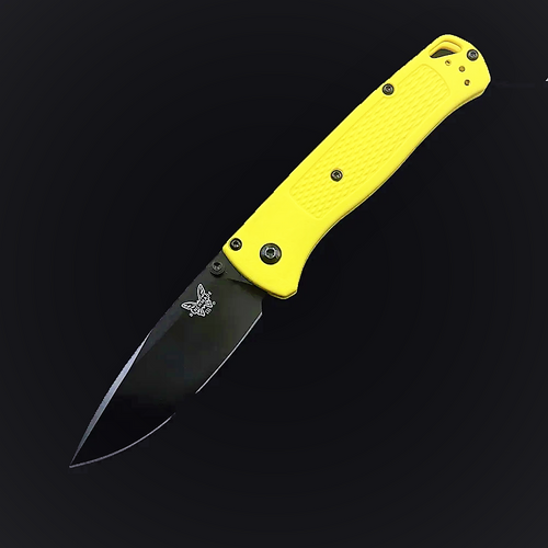 535 Bugout Yellow Grivory Handle