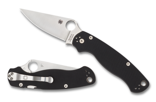 Spyderco - Para Military 2 G-10 Black — PlainEdge