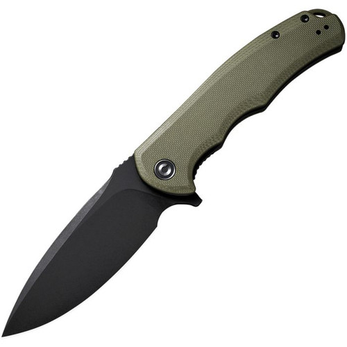 Praxis Flipper Knife OD Green G10 Handle