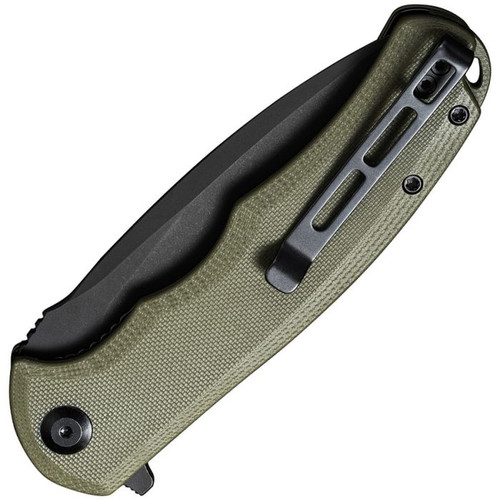 Praxis Flipper Knife OD Green G10 Handle