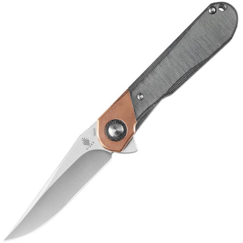 Comet Liner Lock Knife Copper & Micarta Black