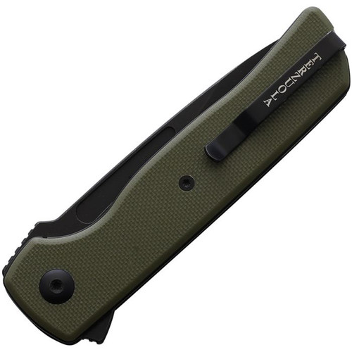 Tactical ATCF Lite Liner Lock Knife Green G-10/Black 3"
