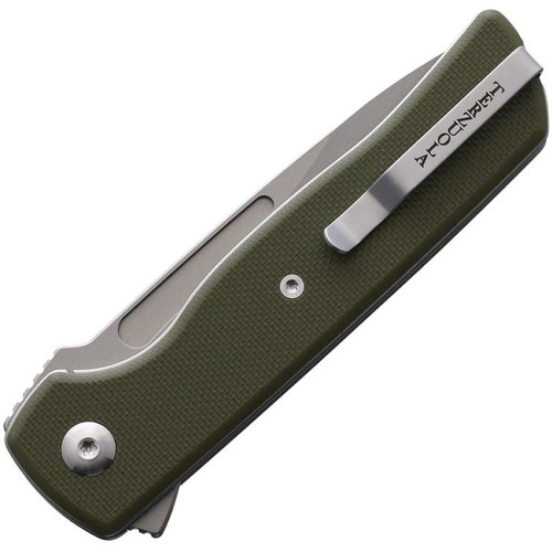 Tactical ATCF Lite Liner Lock Knife OD Green G-10/3" Satin