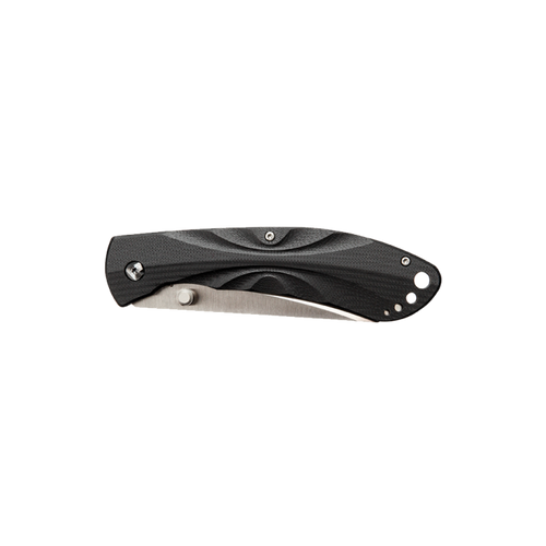 BRIMSTONE FOLDER KNIFE (BLACK ON SATIN)