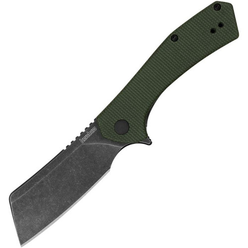 Static Framelock D2 Green Micarta Handle