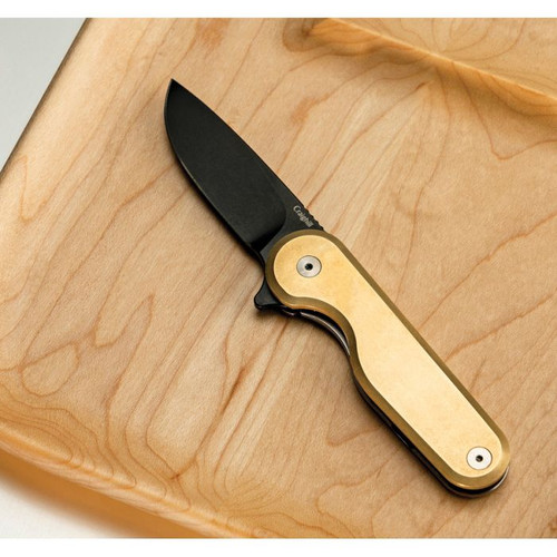 Rook Framelock Brass