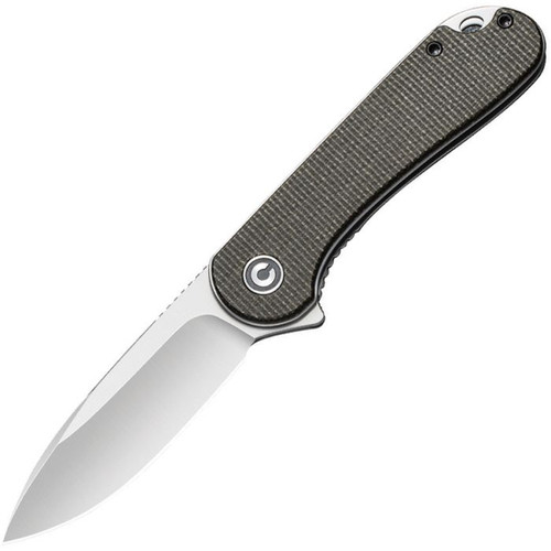 Elementum Flipper Knife Micarta Handle (2.96" D2 Blade)