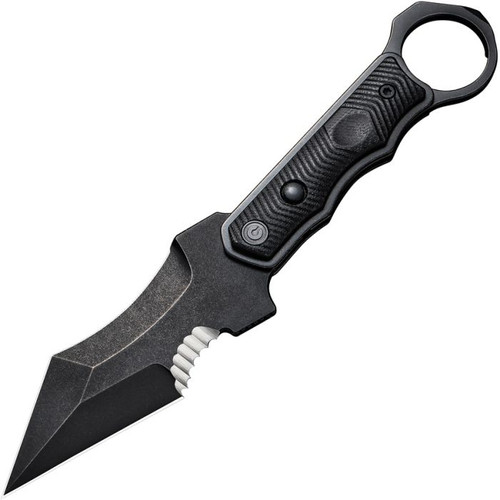 Orthrus Fixed Blade Knife G10 Handle (3.76" Nitro-V Blade)