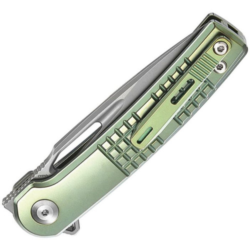 Pivot Button Lock Ti Green