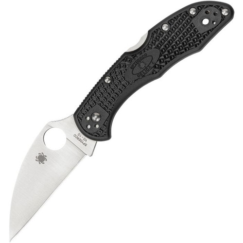 SC11FPWCBK Delica Lockback Black / Wharncliffe