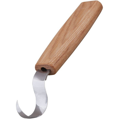 BVRSK1 6.13" (15.57cm) overall. 1066 carbon steel blade. Ashwood handle