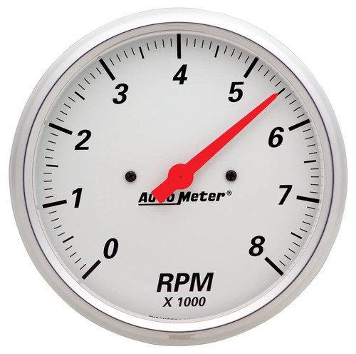5" TACH, 8,000 RPM, IN- DASH, ARCTIC WHT 1399 - ATYG-1399