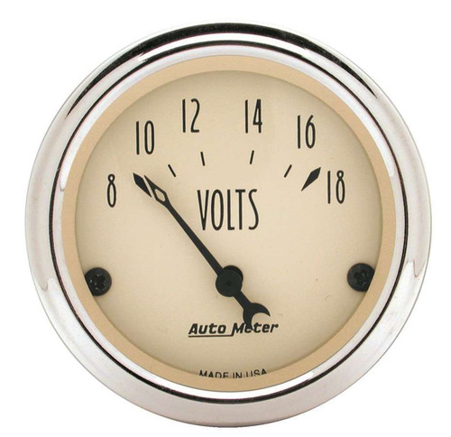 2IN VOLTMETER 818 VOLTS ELEC ANTIQUE BEIGE 1891 - ATYG-1891