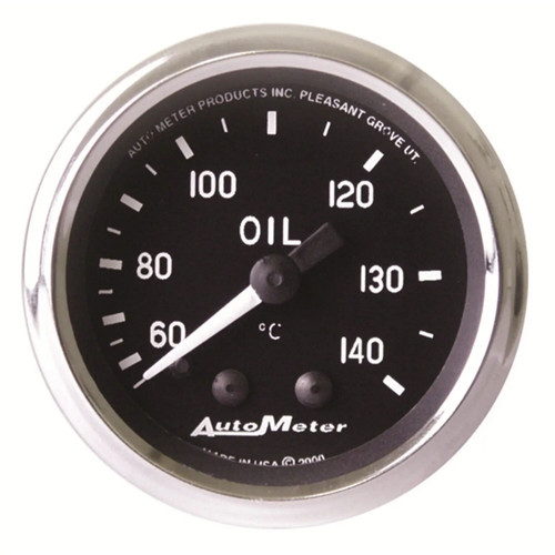 2" OIL TEMP, 60-140'C, AUTO METER, COBRA 201008 - ATYG-201008