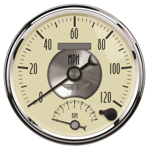 5" TACH/SPEEDO, PRESTIGE ANTIQUE IVORY 2090 - ATYG-2090