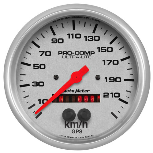 GAUGE SPEEDOMETER 5IN 225KM/H GPS ULTRALITE 4481-M - ATYG-4481-M