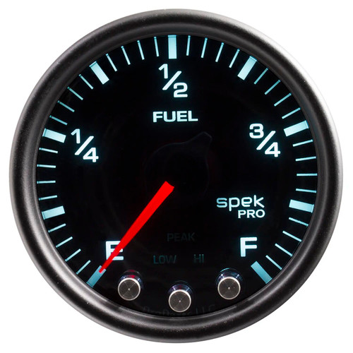 GAUGE FUEL LEVEL 2 1/16IN 0270 PROGRAMMABLE BLK/SMOKE/BLK SPEKPRO P31252 - ATYG-P31252