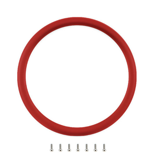 Half Wrap Ring 15.5in Red Leather 33005 - BQLS-33005