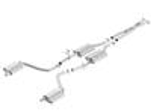 1521 CHRYSLER 300/DODGE CHARGER/2222 CHARGER SXT 3.6L CATBACK EXHAUST SYSTEM 140686 - BAFU-140686