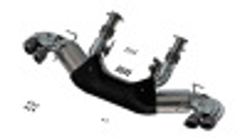 20C CORVETTE STINGRAY 6.2L CATBACK ATAK EXHAUST SYSTEM W/4IN RD X 4.50IN CF TIPS 140841CF - BAFU-140841CF