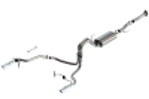21C F150 5.0L V8 2DR RC SB SS CATBACK STYPE EXHAUST SYSTEM 140868 - BAFU-140868