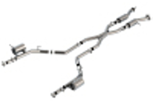 2121 DURANGO SRT HELLCAT 6.2L V8 EXHAUST SYSTEM 3IN ATAK FACTORY TIPS 140888 - BAFU-140888
