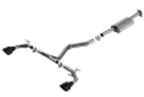 22C SUBARU BRZ/TOYOTA 86 2.4L STYPE EXHAUST SYSTEM W/5IN BLK CHROME TIP 140909BC - BAFU-140909BC