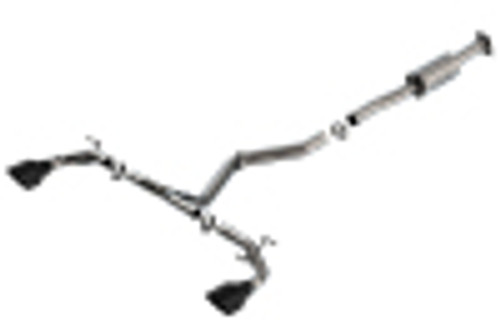 22C SUBARU BRZ/TOYOTA 86 2.4L ATAK EXHAUST SYSTEM W/5IN BLK CHROME TIP 140910BC - BAFU-140910BC