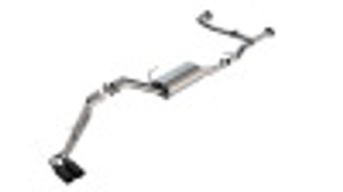 22C FRONTIER 3.8L STYPE EXHAUST SYSTEM W/4IN BLACK CHROME TIP 140919BC - BAFU-140919BC