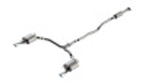 20C CAMRY TRD 3.5L CATBACK STYPE EXHAUST SYSTEM W/CHROME TIPS 140967 - BAFU-140967