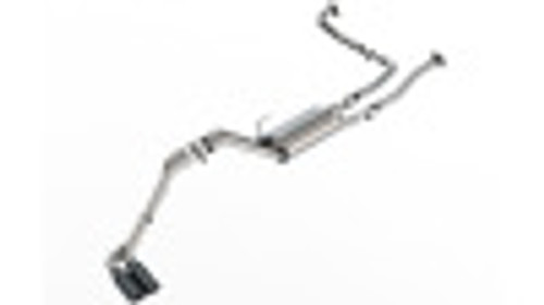 22C FRONTIER 3.8L CATBACK STYPE EXHAUST SYSTEM W/BLACK SS TIPS 140984BC - BAFU-140984BC