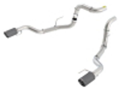17 RAPTOR 3.5L AT RWD 4DR CC SB/EC SB S RD RL AC SR 3.0IN TAILPIPES w/CARBON FIBER BLK ANODIZED TIPS 60640CFBA - BAFU-60640CFBA
