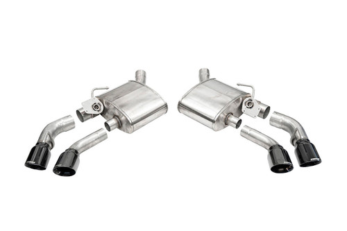 16C CAMARO SS ZLI 6.2L 2.75 IN AXLEBACK EXHAUST DUAL REAR EXIT W/TWIN 4.0IN BLK 14789BLK - CDRC-14789BLK