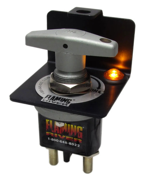 BATTERY DISCONNECT:BIG SWITCH WITH LOCKOUT XL STUDS WITH LED FR1044LED - FYBG-FR1044LED