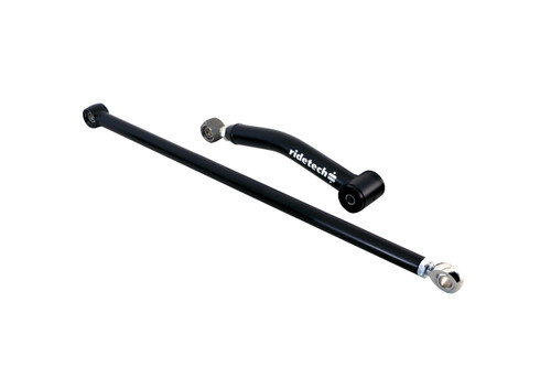Rear Upper Strongarm And Panhard Bar Kit For 1959-1964 Impala 1 Adjustable Tubular Upper Control Arm W/ An R-Joint Rod End And 1 Adjustable Panhard Bar Powder Coated Satin Black Ridetech 11066699 - RLTP-11066699